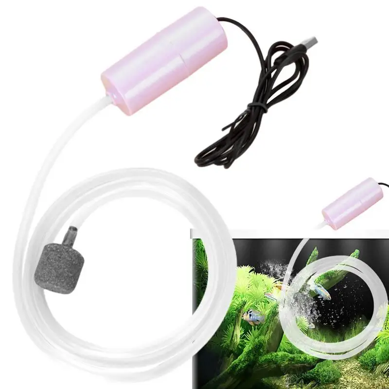 

5V Water Pump USB-Charged Mini Submersible Pump With Stable Air Release 5V Fish Pump Charging Fishing Oxygenator USB Meet Oxygen