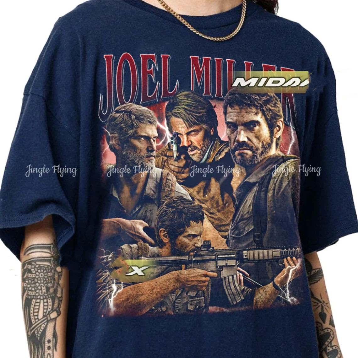 Limited Joel Miller The Last Of Us Vintage Tshirt Gift For Women And Man Unisex T-Shirt