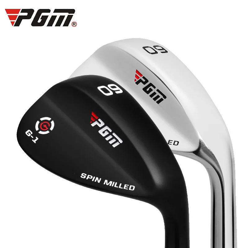 PGM Golf Club Sand Wedges Clubs for Men 50 / 52 / 54 / 56 / 58 / 60 / 62 Degrees Men's Irons Clubs Wedge for Sand Silver Black