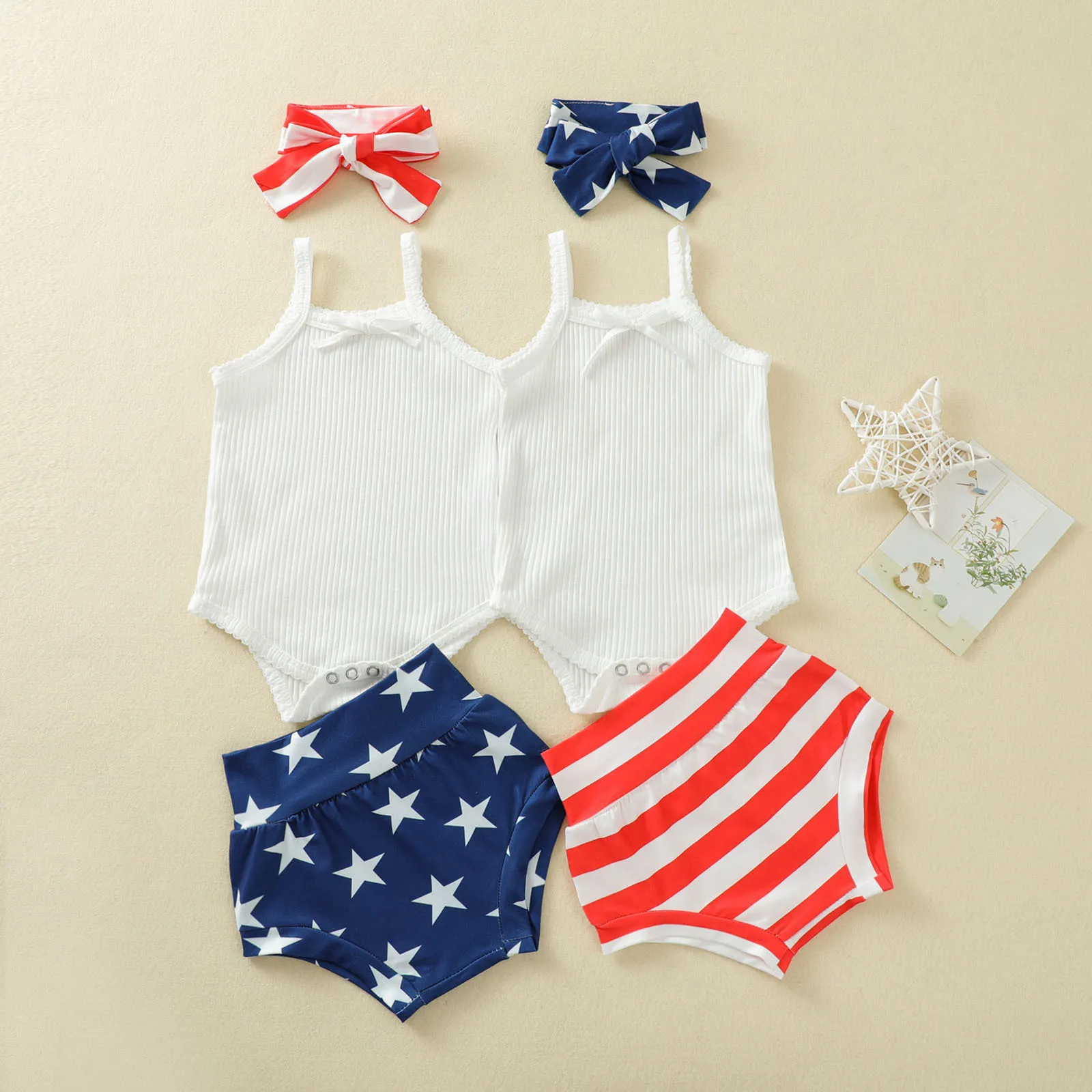 

Комбинезон на подтяжках для девочек, новинка 2022, летний Модный хлопковый костюм с юбкой для маленьких девочек, комплект из 3 предметов, 0-18 ме...