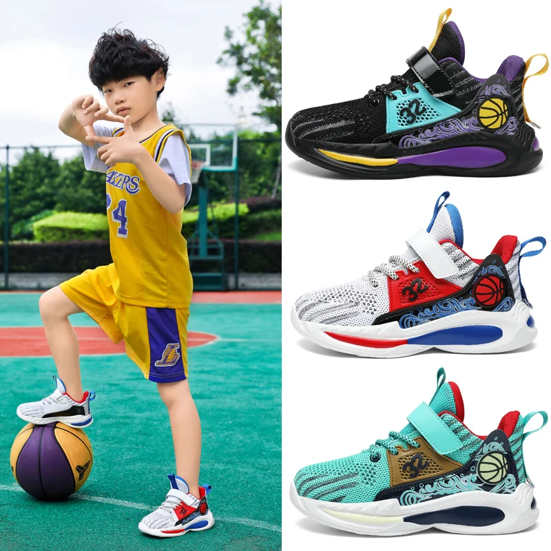 Kids Sneakers Running Shoes 2022 Shoes for Boys New Spring Fashion Breathable Comfort Sport Shoes Mesh Girls Shoes Kids