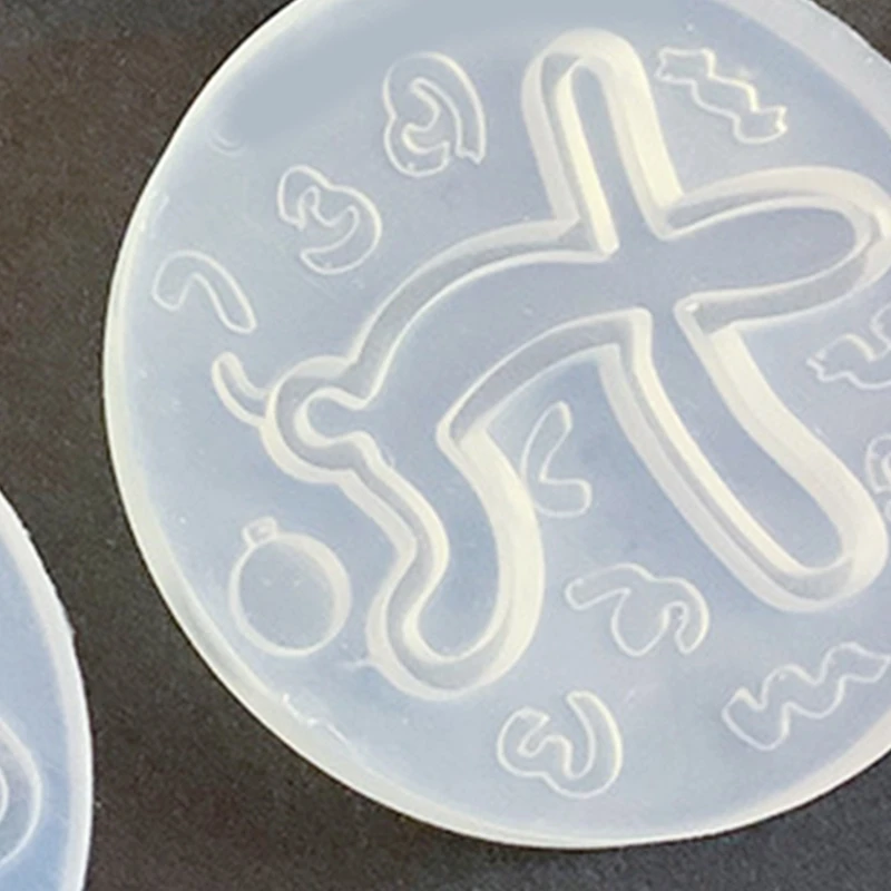 Подвеска в виде собаки с воздушным шаром форма из УФ-кристалла и эпоксидной смолы