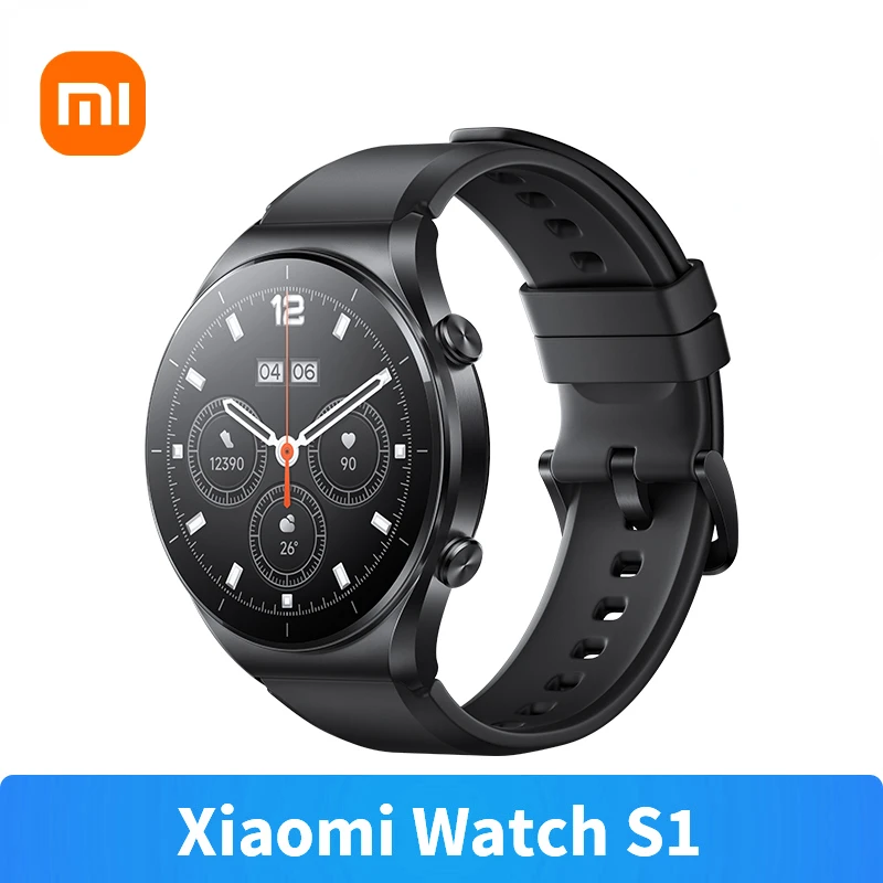 

Умные часы Xiaomi Mi Watch S1 с GPS, умные часы с сапфировым дисплеем AMOLED 1,43 дюйма, мониторинг spogps, Беспроводная зарядка, умные часы Mi