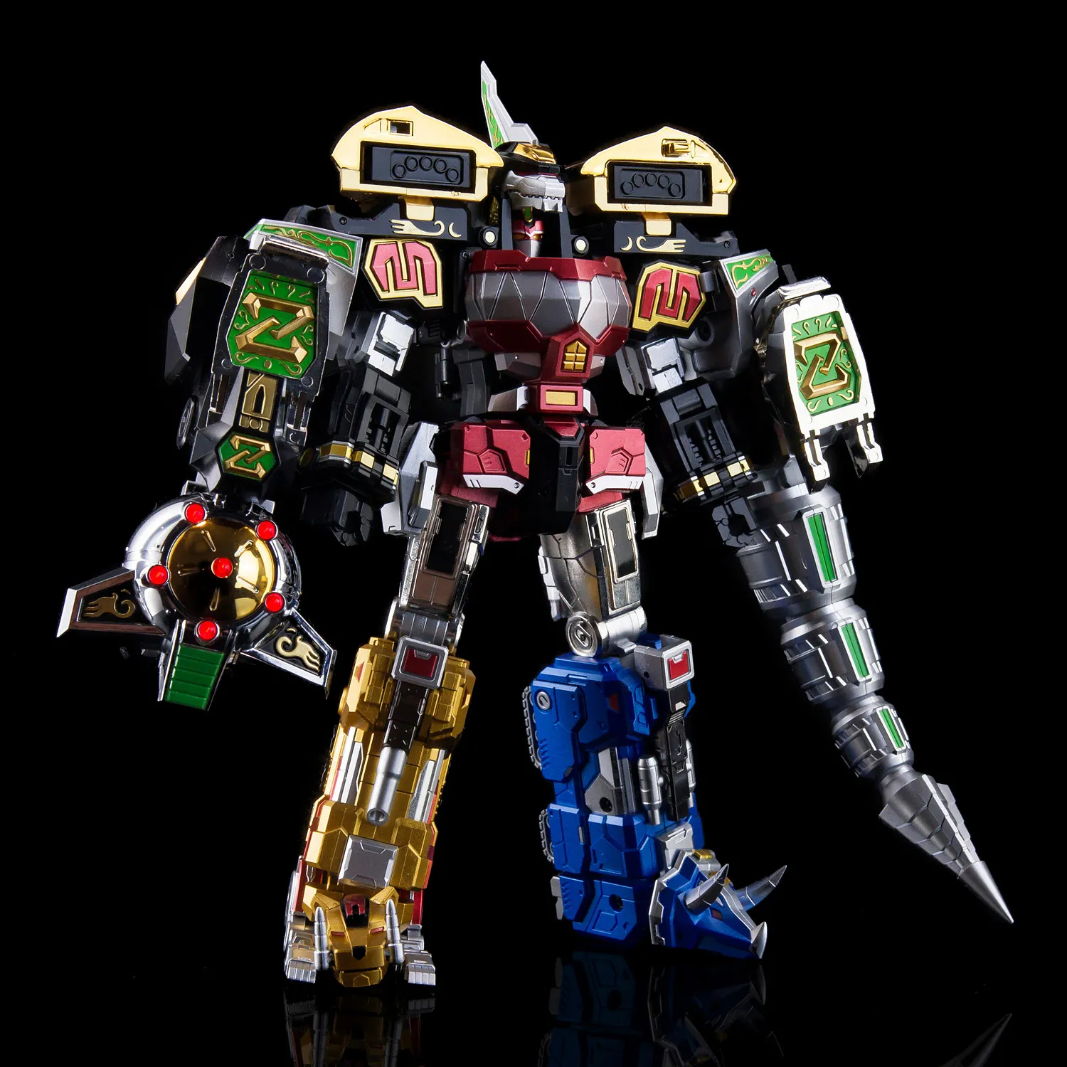 Фото В наличии: 18 см MC-03S Lucky Cat Dragon Beast King Dragon Caesar Megazord Juuzo, металлическая фигурка с лимитированной цветовой комбинацией №3