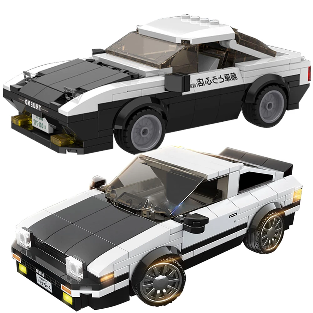 Автомобиль BZDA Ideas City Toyota AE86 модель MOC скоростной Чемпион тофу Набор строительных