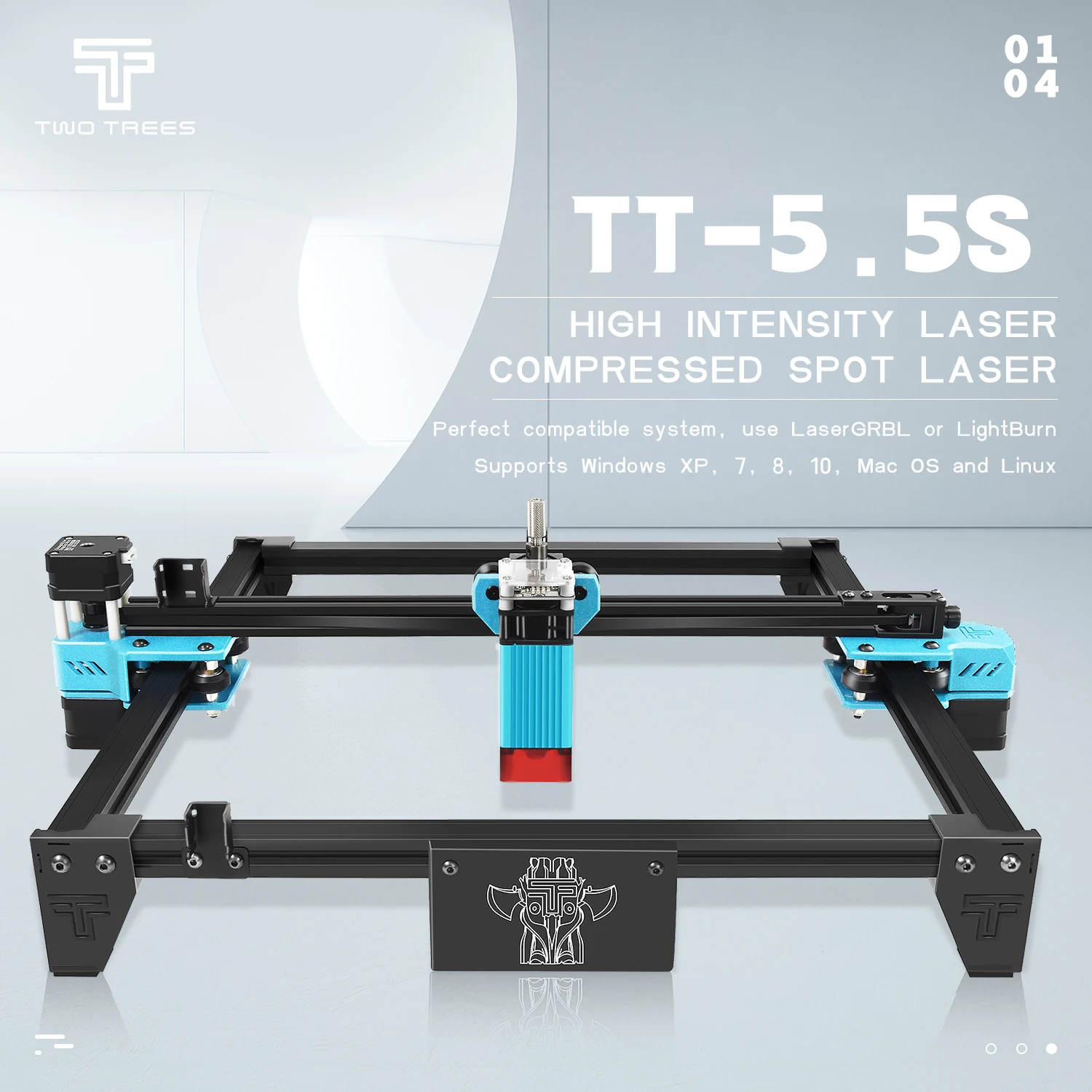 

TT-5.5S CNC Laser Engraving Machine 30*30cm 40w LD+FAC Fast High Precision Cut For Metal Wood Stainless Steel Cutter