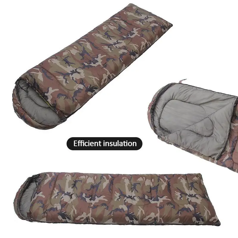 

Camping Sleeping Bag Ultralight Waterproof Outdoor Traveling Hiking 3 Season Warm Envelope Backpacking Sleeping Bags 190*75CM