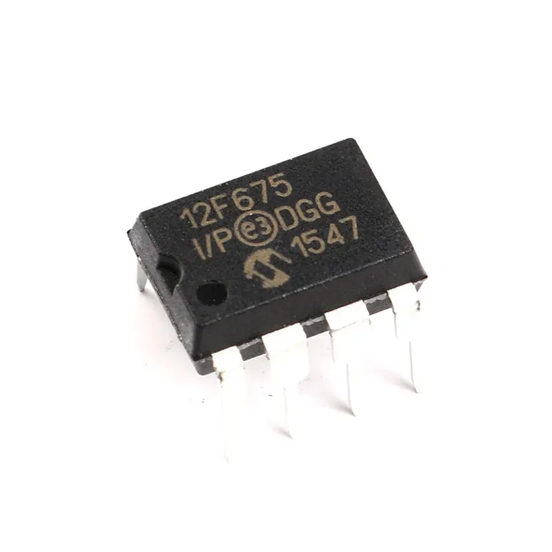 

10PCS/Pack New Original in-line PIC12F675-I/P 8-bit flash microcontroller DIP-8
