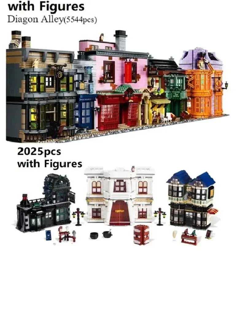 В оригинальной коробке 5544 шт. строительных блоков серия Классическая модель