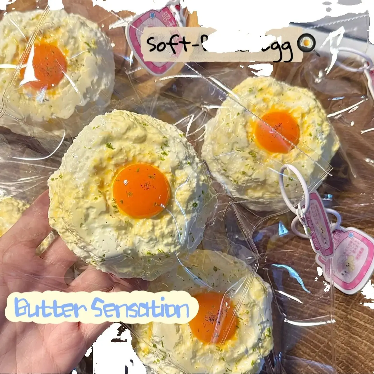 Пюре из сливок и йогурта — Сенсация! 1 шт. Сквиши ручной работы! Силиконовый мяч-антистресс в форме яйца (яичница) - пищевой силикон (art.: 3920d7b0eeea4) - 3920d7b0eeea4