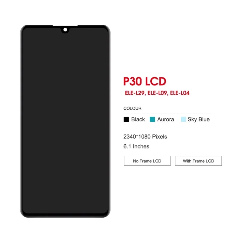 6 1 "Супер для Huawei P30 ЖК-дисплей ELE-L04 ELE-L29 ELE-L09 Замена ЖК-экрана ELE-AL00 Дисплей