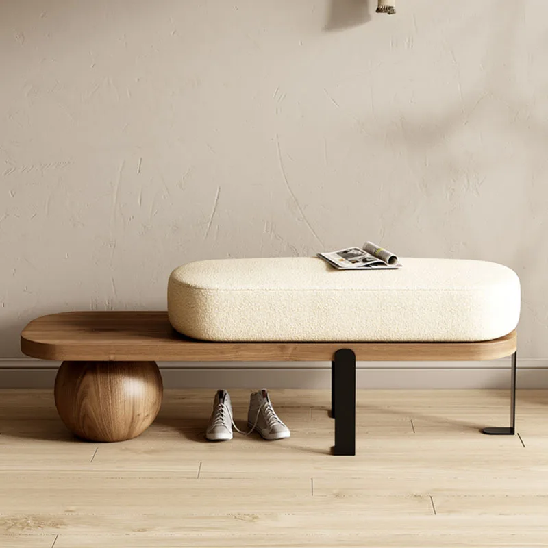 Современная белая подставка для ног простая роскошная уникальная хранения вещей