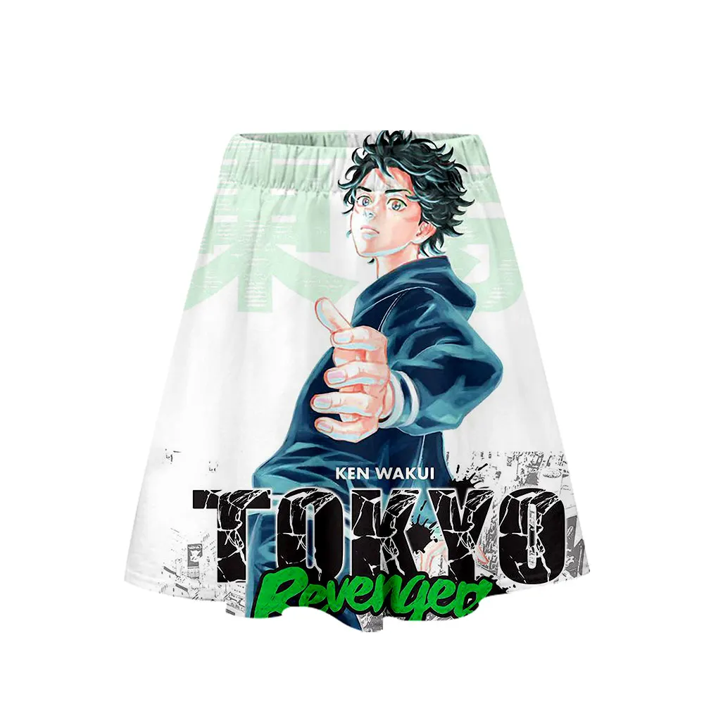 Женская короткая юбка до колен Повседневная трапециевидная мини-юбка в стиле