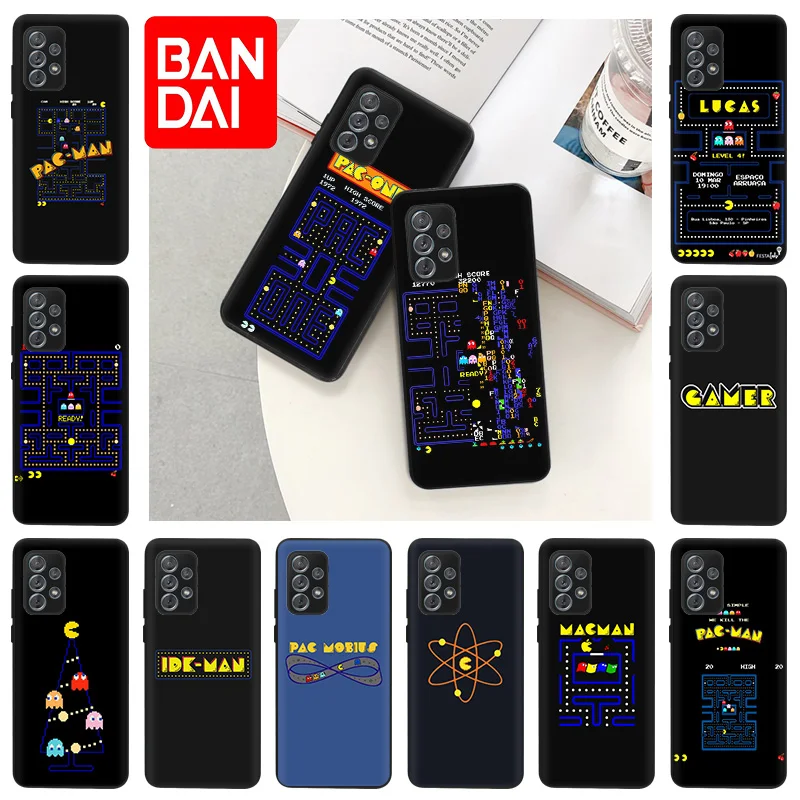 

Luxury Pac-Man Case for Samsung Galaxy A33 A23 A53 A73 A13 A52 A22 A72 A52 A32 A42 A71 A51 A41 A31 A21S A12 A11 S9 Matte Cover
