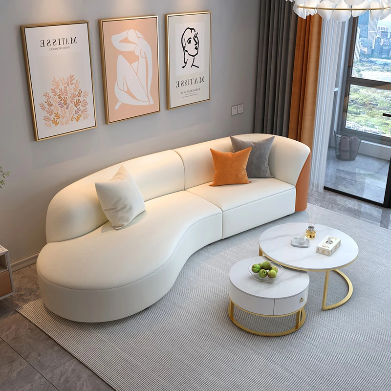 

Европейские роскошные диваны для гостиной, современные секционные расслабляющие дизайнерские диваны, элегантные выдвижные диваны для гостиной, домашняя мебель