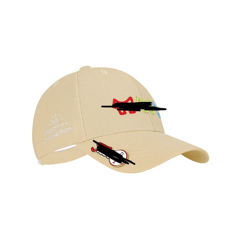 2023 new golf men and women ball cap breathable top fashion sports sunshade comfortable duck tongue cap