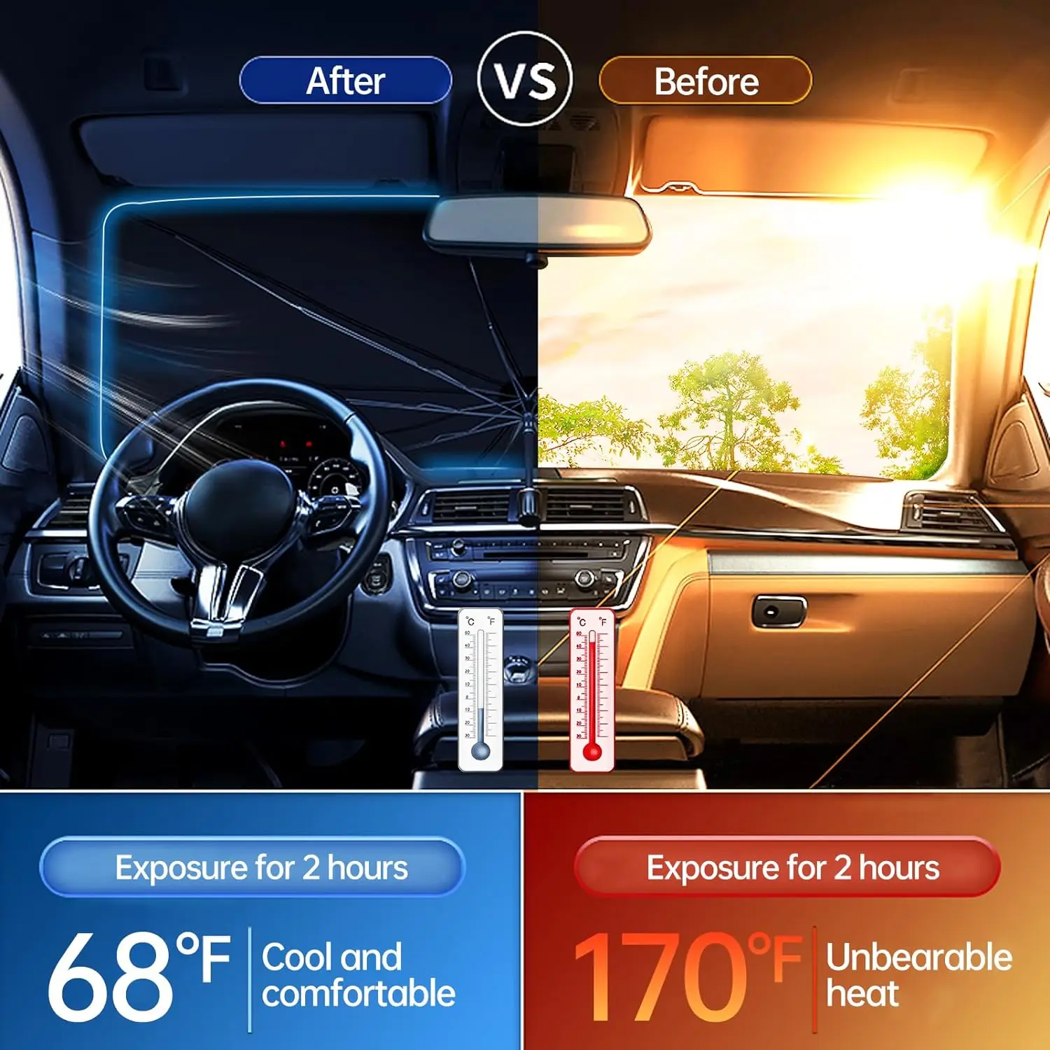 1-4 шт. автомобильный зонт от солнца