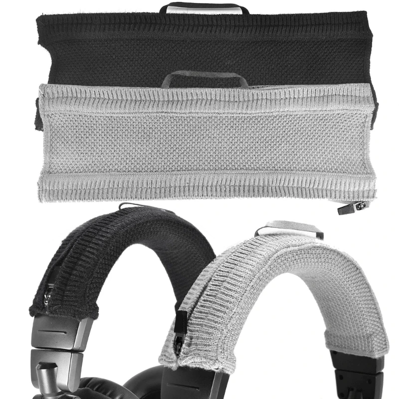 

Flexible HeadBand Cover Zipper Cushion Sleeve for RP-hd601N HD605N HD805n Headphone Anti-scratch Headbeam Protector 3XUE