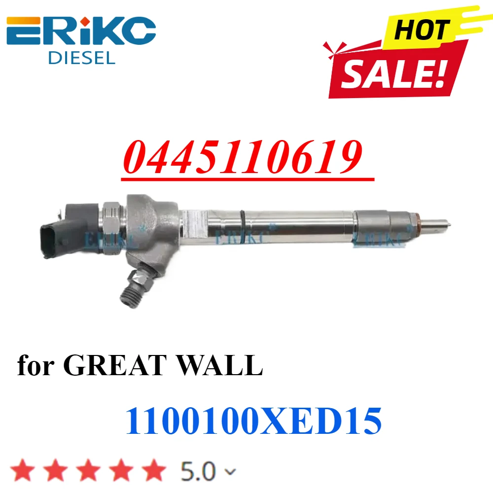 0445110619 форсунка Форсунки дизельного топлива 0 445 110 619 Автозапчасти для Great Wall Wingle