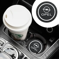 12pcs car silicone coaster fashion simple cup holder nonslip mats for opel vectra c corsa mokka antara meriva astra accessories