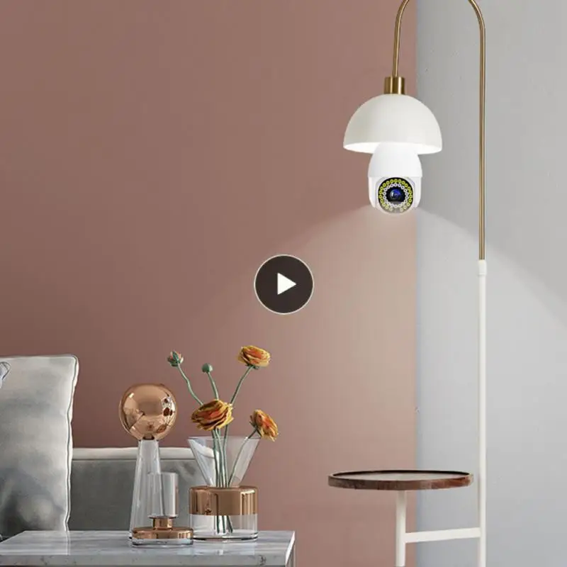 

Ptz Baby Monitor Wifi Ip Camera Auto Tracking Full Color Night Vision Bulb Camera E27 2mp Wireless Automatic Human Tracking 2.4g