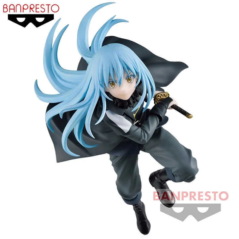 

In Stock Banpresto Slime Rimuru Tempest Genuine Anime Figure Model Doll Action Figures Collection New Toys for Boys Gifts PVC