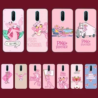 yinuoda pink panther phone case for vivo y91c y11 17 19 17 67 81 oppo a9 2020 realme c3