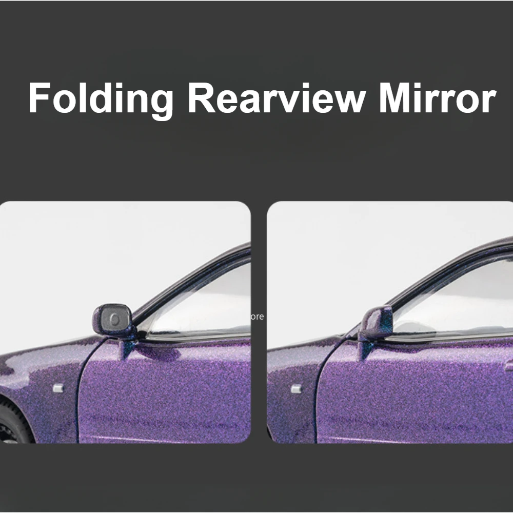 Масштаб 1:24 Nissan GTR-R34 модель уличного автомобиля игрушка литая под давлением