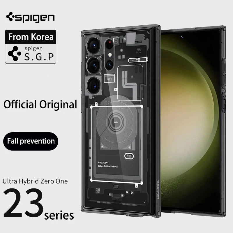 

Original Spigen Ultra Hybrid Magfit ZeroOne Magnetic Case For Samsung Galaxy S23 Ultra S23+ Electronic Cover Anti-fingerprint