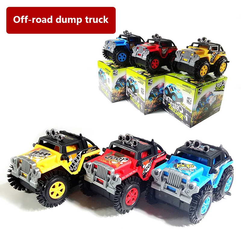 

Dumper Electric Car Cross Country Special Effects Simulation Stunt Toy Vehicles Toy Gifts For Children 35% Off