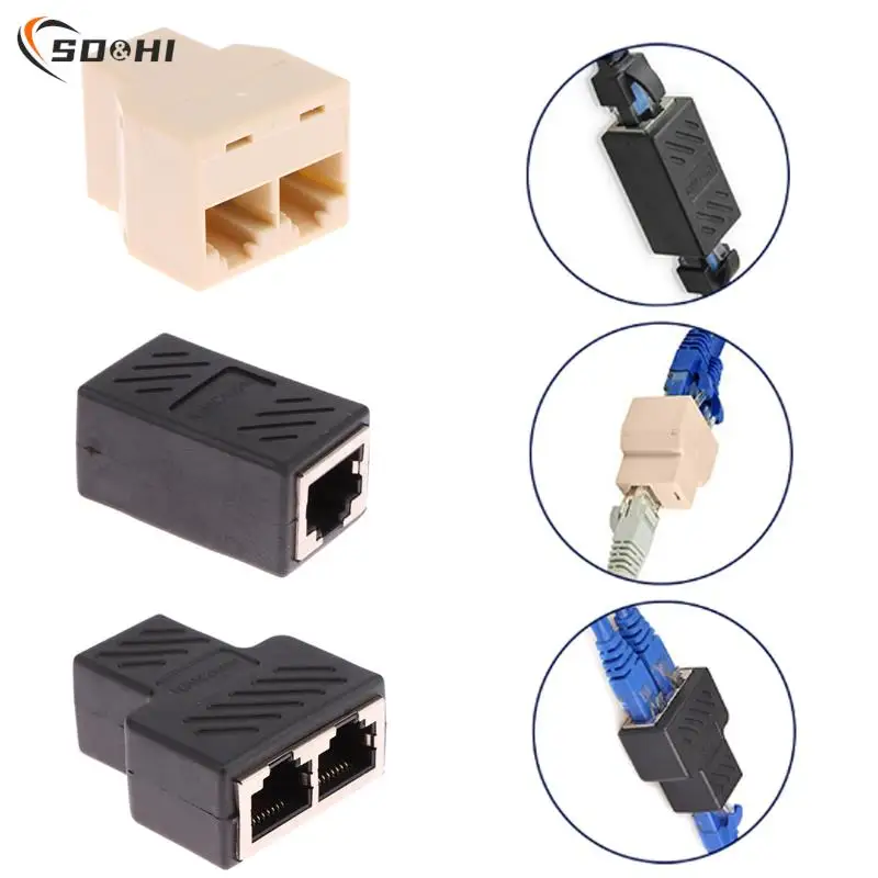 

Соединитель RJ45, Сетевой удлинитель, переходник Ethernet мама-Мама, гигабитный интерфейсный сплиттер, соединитель для подключения к Интернету
