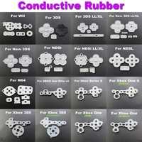 yuxi 1pc conductive rubber button d pad pads repair for wii new 3ds xl ll 3ds ndsl ndsi ll xl n64 xbox one xbox 360