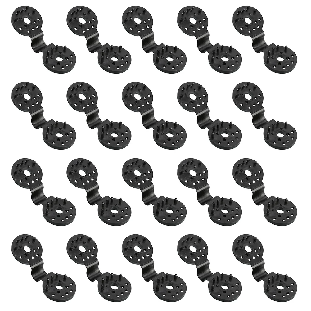 

20 Pcs Shade Net Plastic Clips Sunshade Fabric Cloth Clamps Fixing Anti Bird Netting Greenhouse
