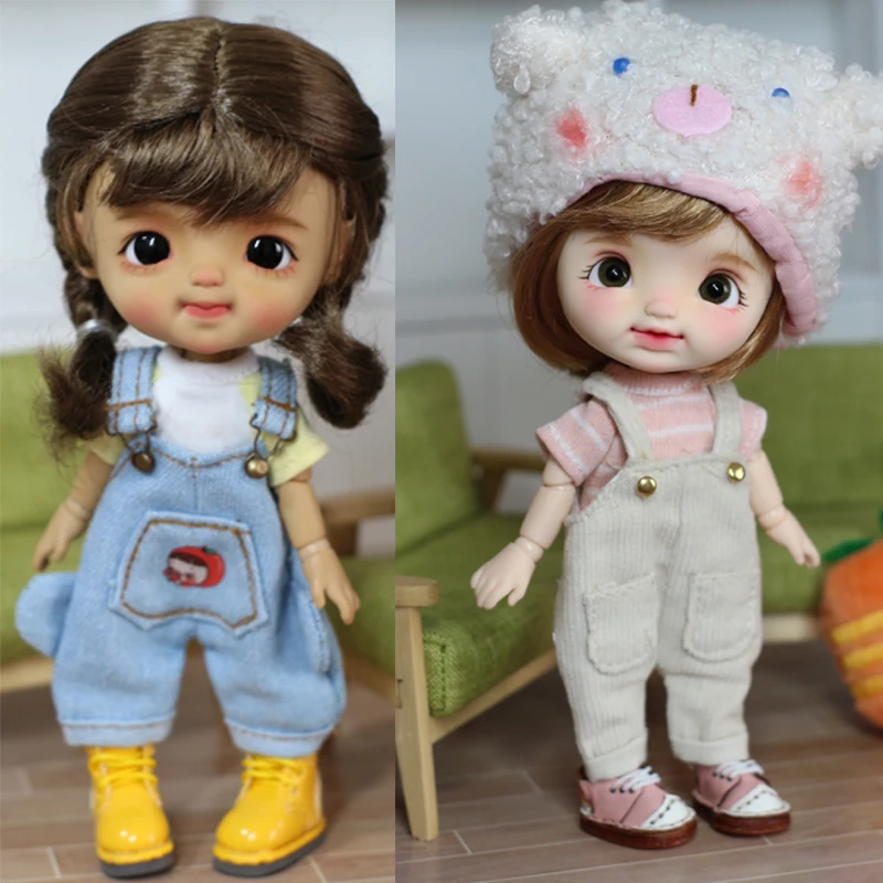 2023 New STODOLL Smiles Teeth Sleeping Eggs Blink Dimples Confused Bjd Baby Head OB11 Whole Baby Joint Doll Gift