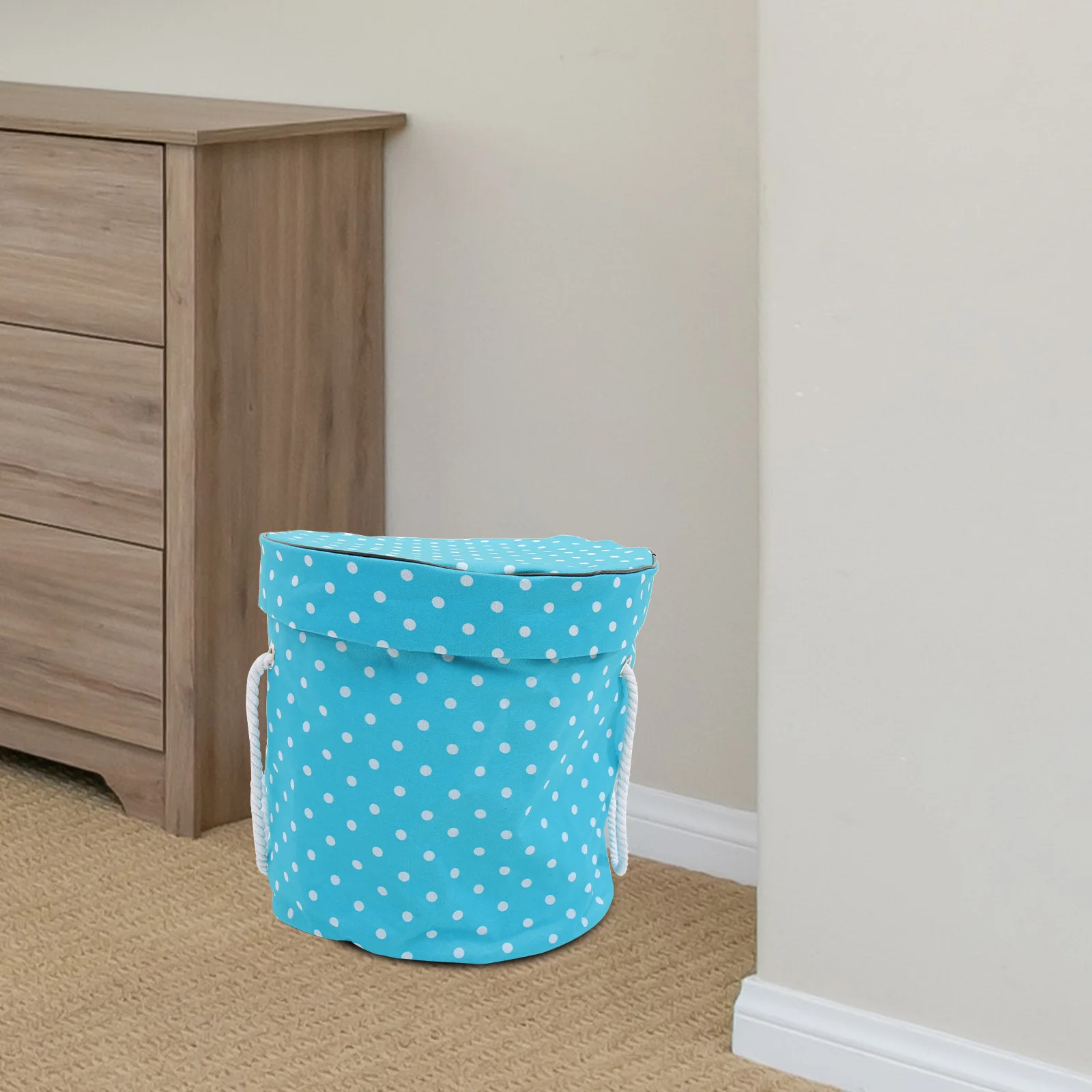 

Basket Laundry Storage Hamper Clothes Fabric Dirty Toy Bin Mat Bins Organizer Toys Felt Folding Foldable Gym Activity Washing