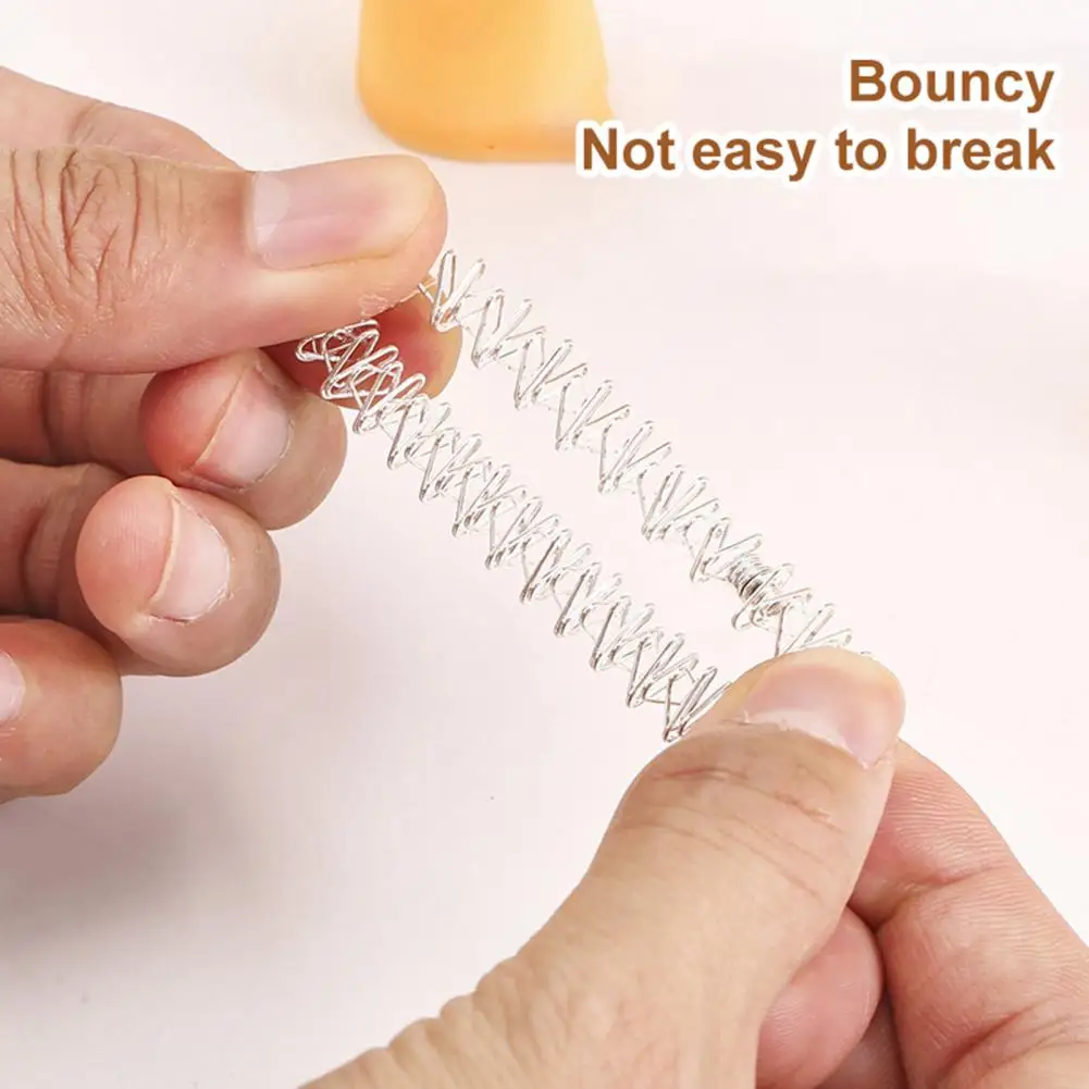 Finger Ring Toy Practical Ability Accessory Stretchy Spiky Sensory Spring Fingers Rings Sensory Spring Toy for Student