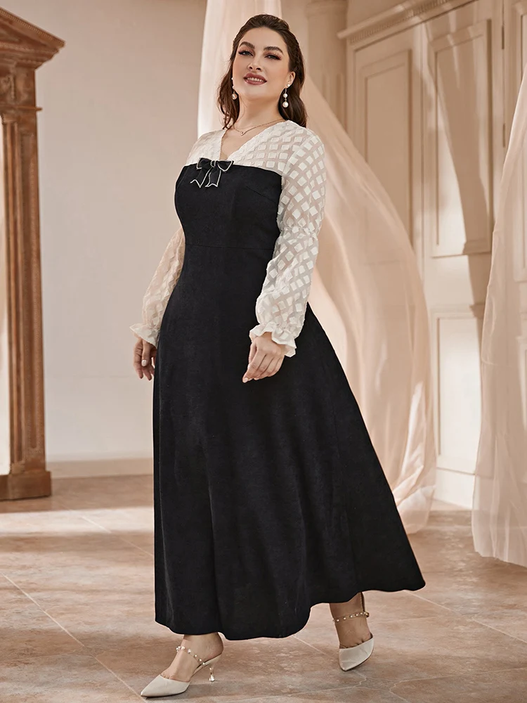 Рисунок 6 - Женское платье-макси с бантом и