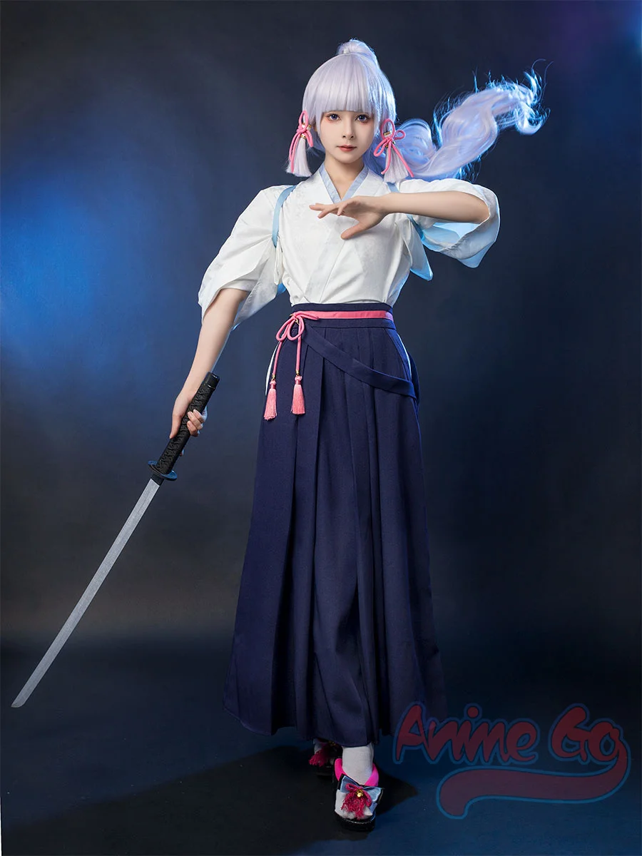 

Game Genshin Inazuma Kamisato Ayaka Cosplay Costume C02056