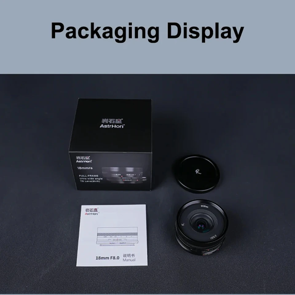 Широкоугольный объектив AstrHori 18mm F8 APS-C с функцией Tilt & Shift и фиксированным фокусом для пейзажной и архитектурной фотографии, для Leica L mount (art.: 3920d94eee339) - 3920d94eee339