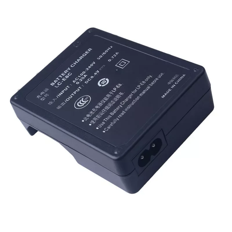 

2 Types Camera Battery Charger For Canon LC-E8 EOS 550D / 600D / 650D / 700D Cameras Battery Charging AC 100V-240V 50/60HZ 0.25A