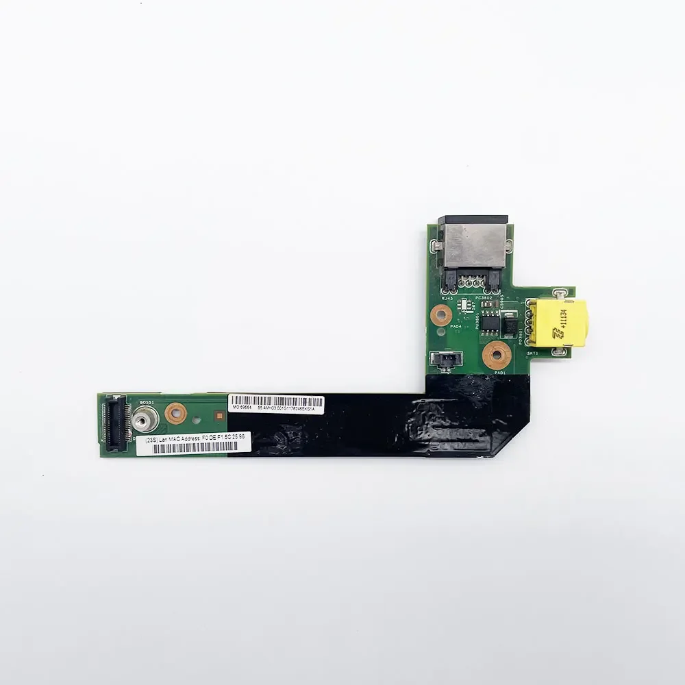 Фото Для ноутбука Lenovo ThinkPad E420 E425 E520 E525 DC-IN RJ45 Интерфейс сетевой карты Плата питания постоянного тока 55.4MH03.001 48.4MH12.021 №2