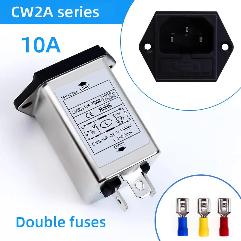 

Фильтр электромагнитных помех CW2A-3/6/10A-T