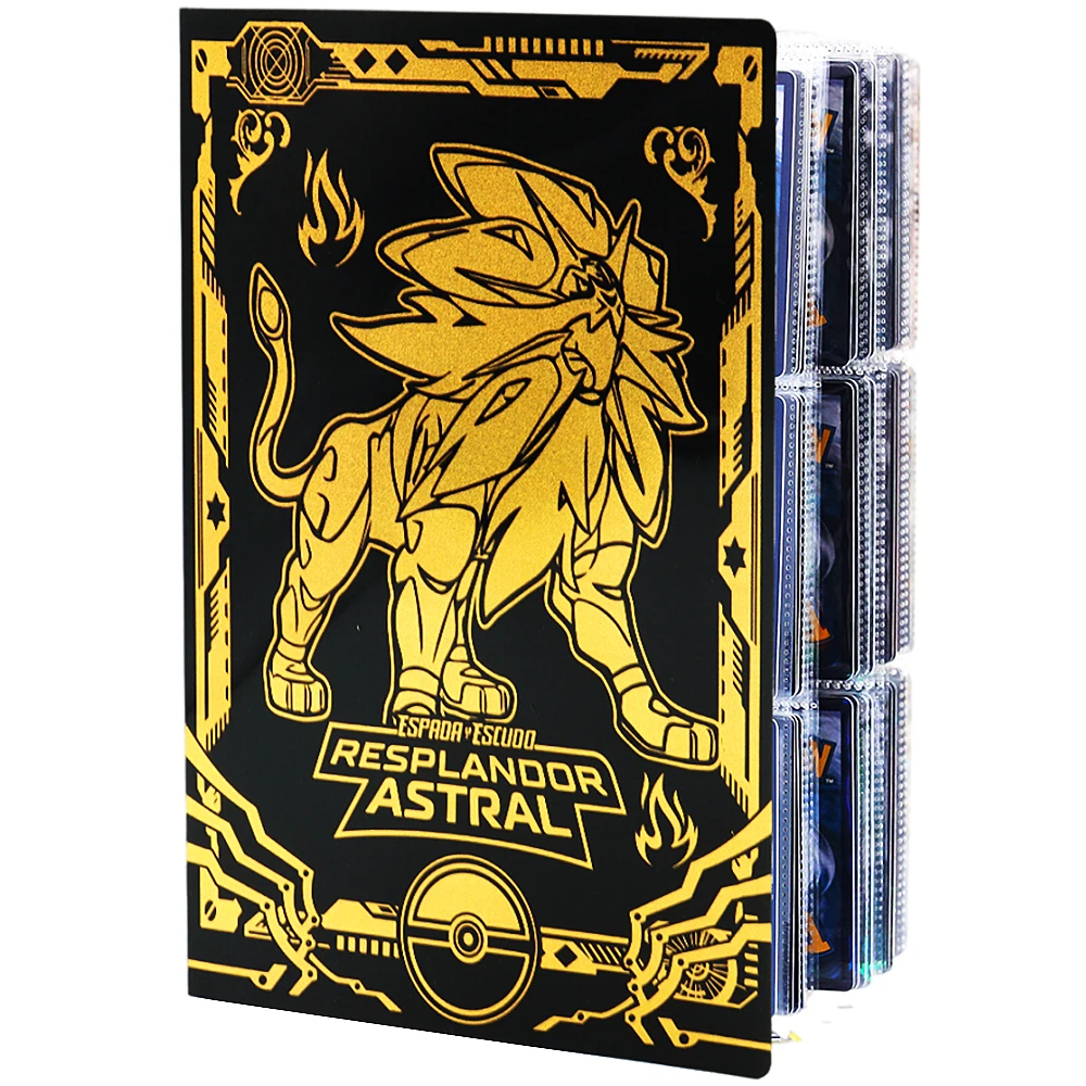 Pokemon 2022 New Large Card Book Holds 432pcs 3D Holographic Shiny Folder Pikachu Charizard Notebook Game Card Collection Toys