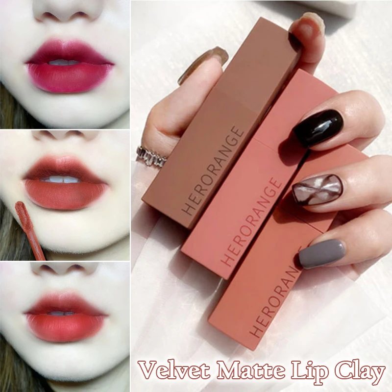 

Velvety Matte Lipstick Long Lasting Nonstick Cup Not Fade Makeup Cosmetics Matte Liquid Lipgloss Beauty Cosmetics