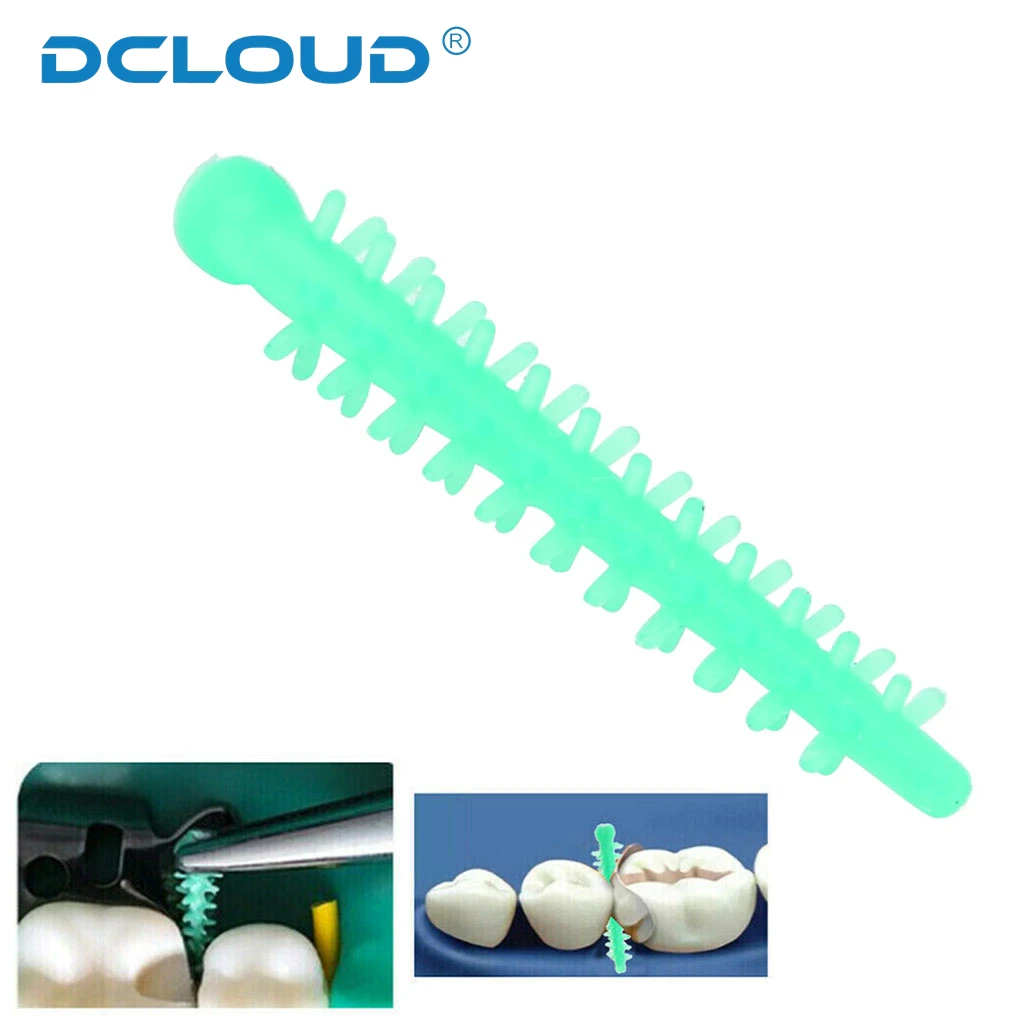 DCLOUD 40 шт./кор. одноразовые стоматологические адаптивные силиконовые клинья для