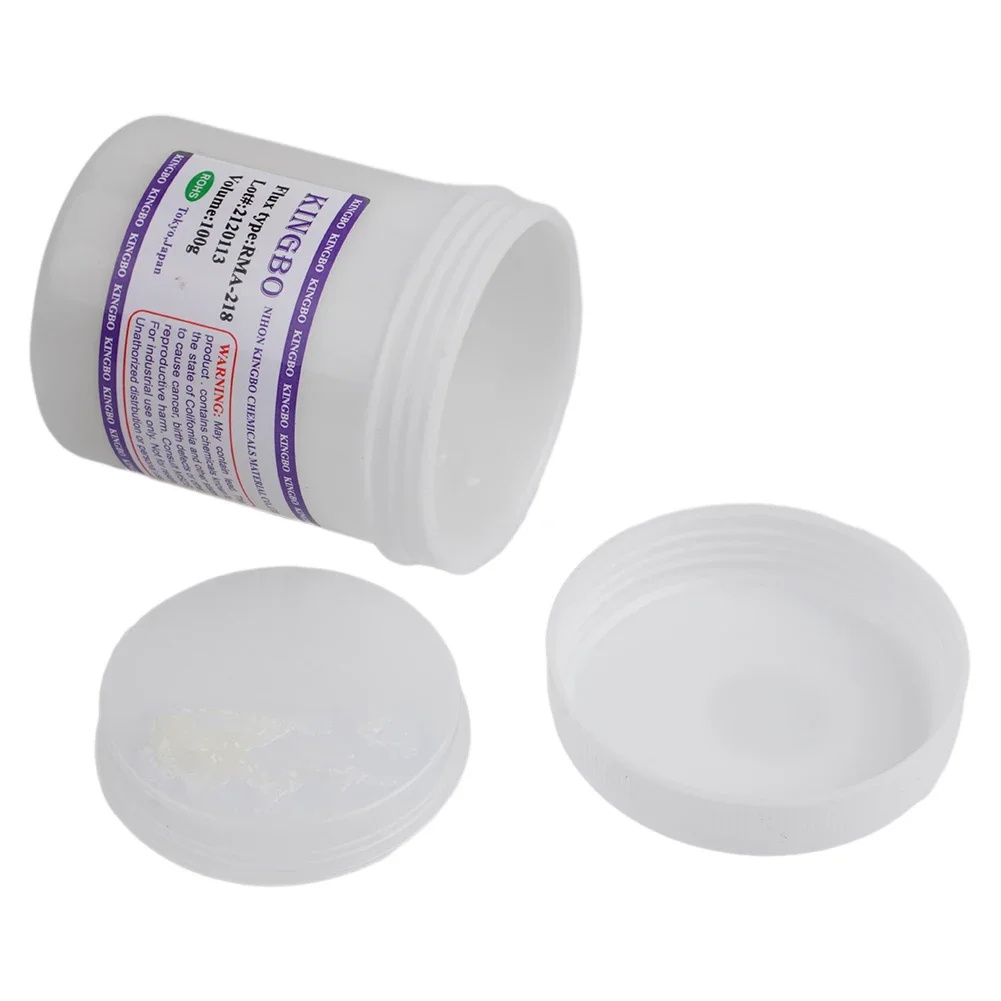 

Kingbo RMA-218 100 г для BGA Reflow Reball Tacky паяльный флюс для ремонта мобильных телефонов 100 грамм флюса Kingbo RMA-218 можно оставить