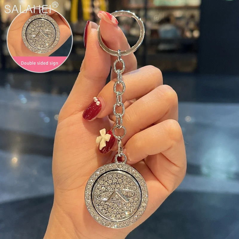 

Diamond Car keychain Auto Logo Key Rings Chain For Chery Fulwin QQ Tiggo 3 5 T11 A1 A3 A5 Amulet Automotive Interior Accessories