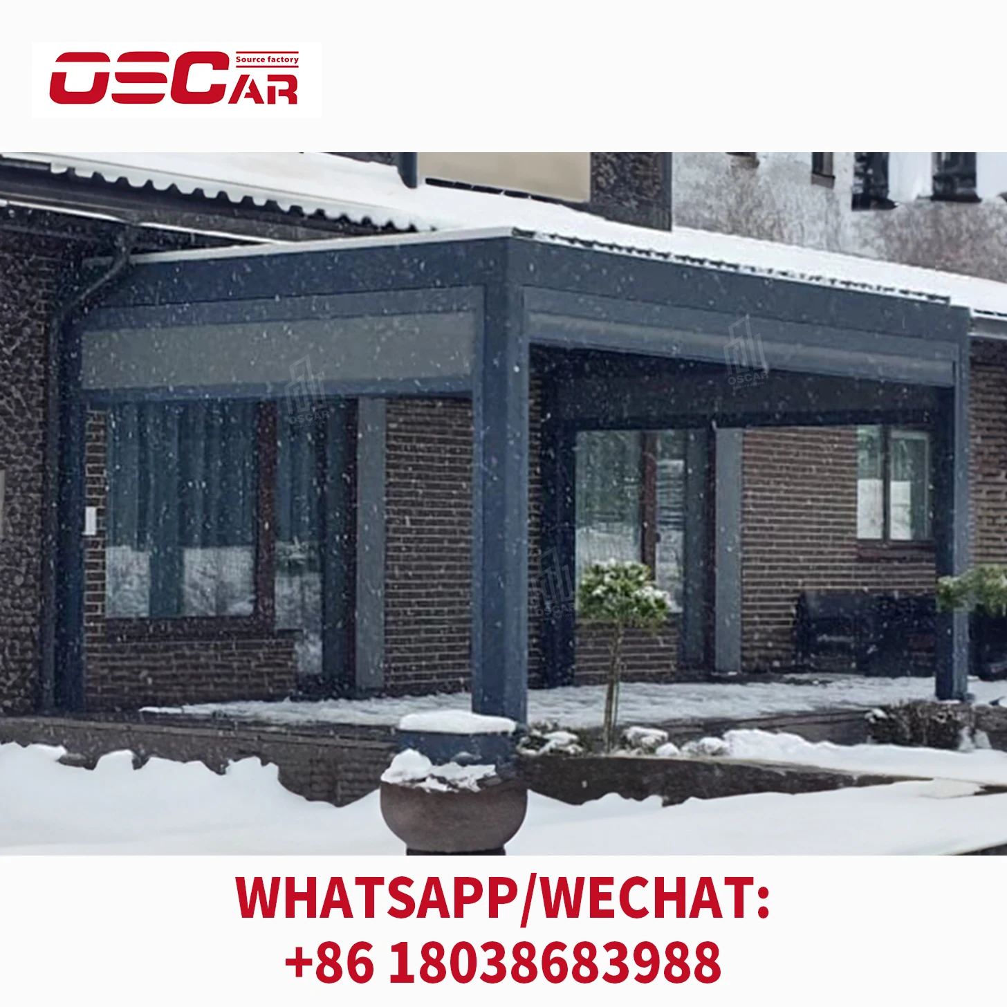 Современная беседка по низкой цене моторизованная Водонепроницаемая наружная