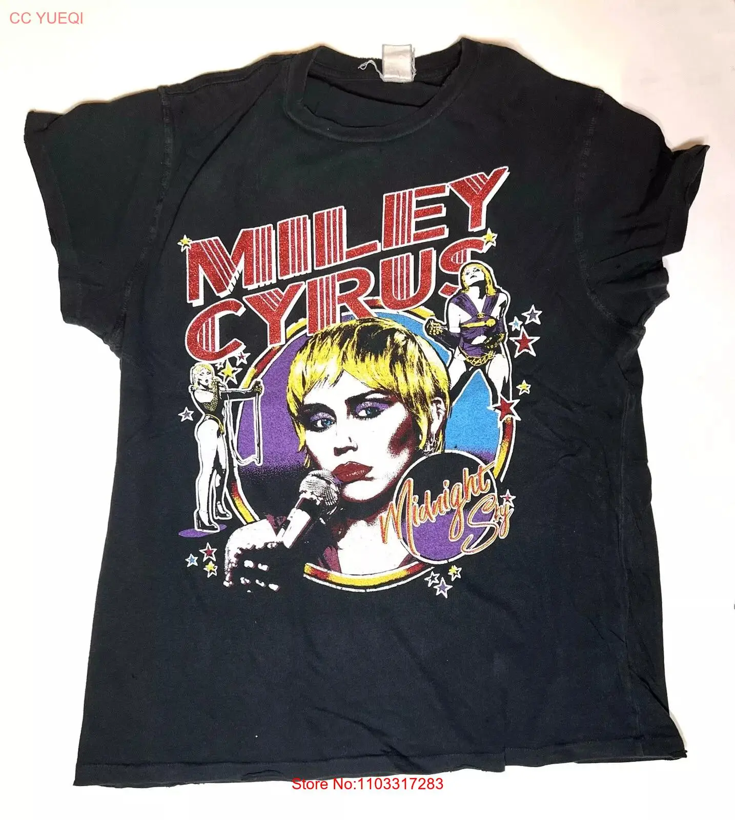 Футболка Miley Cyrus Полуночное небо полный размер фотография 074