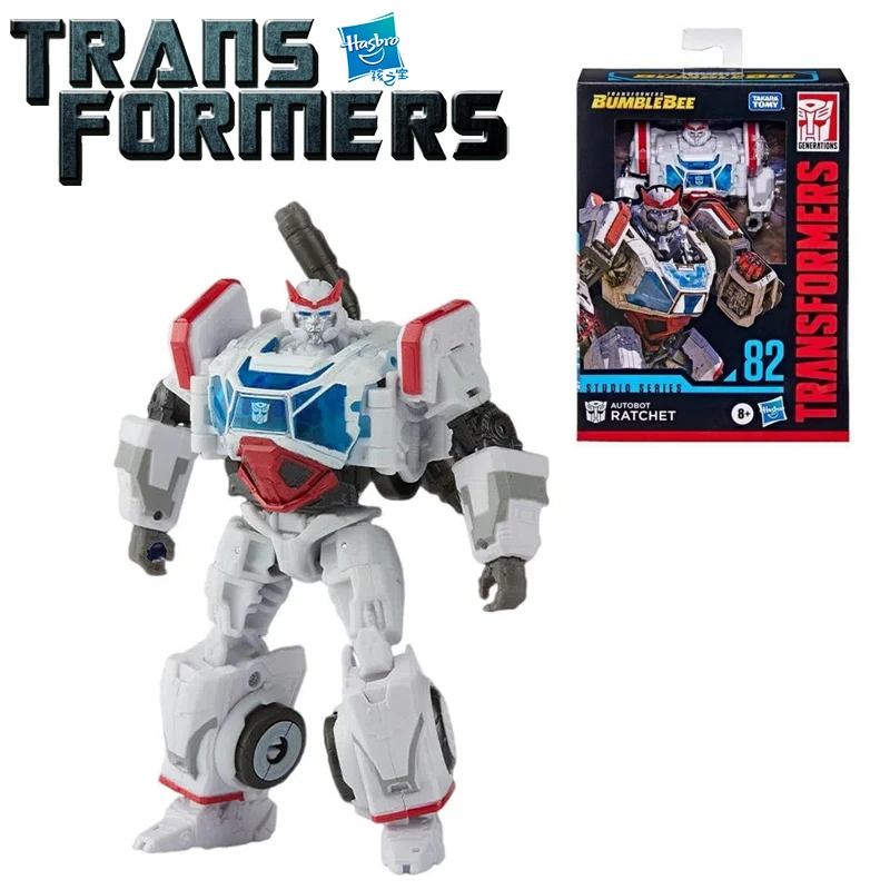 

Hasbro Transformers Studio Series 82 Deluxe Autobot Ratchet Toys Gift F3163 Enhanced grade movie series 6 Ambulance